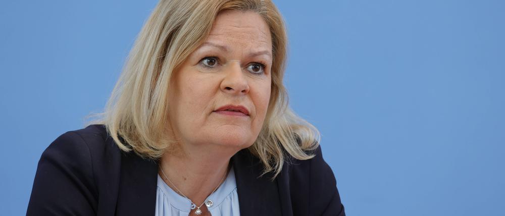 Nancy Faeser, Bundesministerin des Innern und für Heimat.