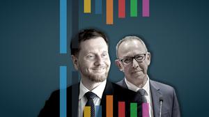 Michael Kretschmer (CDU), Ministerpräsident von Sachsen, nimmt an einer auswärtigen Kabinettssitzung im Landkreis Görlitz in der Hochschule Zittau/Görlitz teil. +++ dpa-Bildfunk +++
Jörg Urban (AfD), sächsischer Landesvorsitzender, spricht in seiner Vorstellungsrede zum Spitzenkandidaten auf dem Landesparteitag der AfD. Die sächsische AfD will in der Stadt in den kommenden Tagen die personellen Weichen für die Landtagswahl am 1. September stellen. Nach wiederholten Pannen soll die Aufstellung der Landesliste diesmal fehlerfrei bleiben. Die AfD hat für das Prozedere gleich vier Tage veranschlagt. +++ dpa-Bildfunk +++

WAHLEN 2024