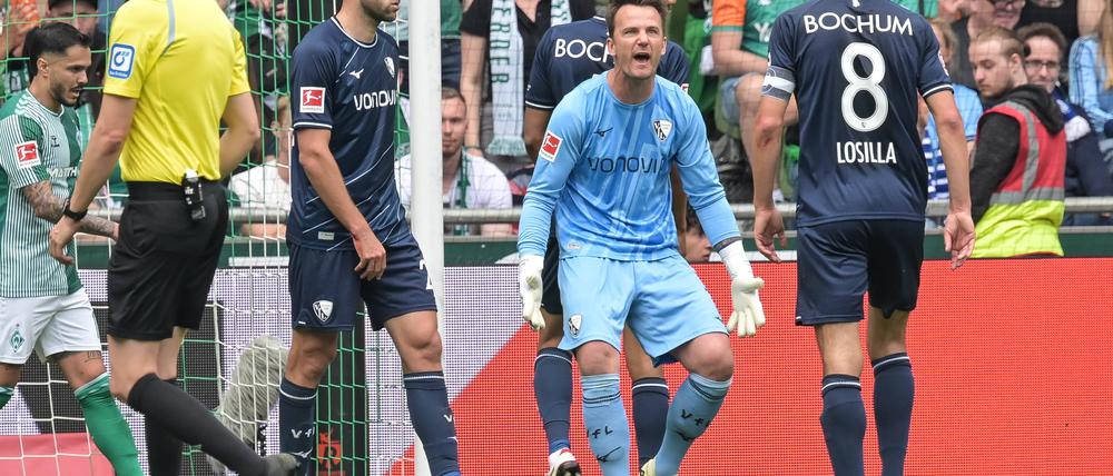 Exzentriker auf und neben dem Platz: Manuel Riemann.