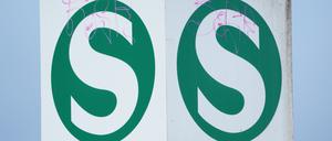 Das Logo der Berliner S-Bahn.