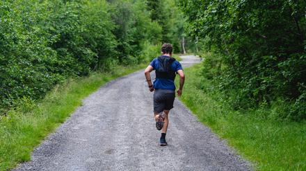 Über menschenleere Wiesen oder Zäune – ein 20-Kilometer-Lauf durch die norwegische Idylle.