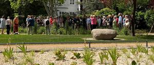 Der Johanneskirchplatz in Lichterfelde-West wurde umgebaut: Mehr Begegnung, mehr klimaresiliente Pflanzen, eine Tischtennisplatte – jetzt wurde der Platz eingeweiht.