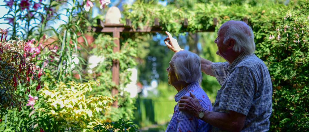 Garten Näser. Amundsenstr 9 Bornstedt. Christa und Konrad Näser. Foto: Varvara Smirnova