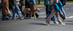 Elektroautos stellen einer britischen Studie zufolge ein größeres Unfallrisiko für Fußgänger dar als Autos mit einem Verbrennermotor.