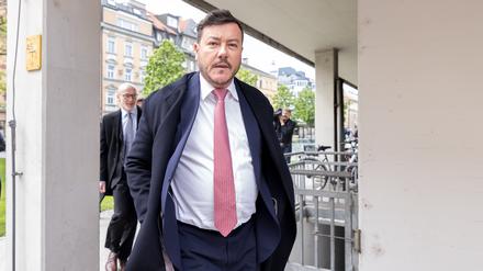 René Benko während der Signa-Prüfungstagsatzung im Konkursverfahren gegen den Signa-Gründer.