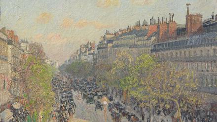 Pissarros Stadtansichten sind aus dem Fenster heraus entstanden. 