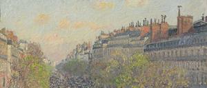 Pissarros Stadtansichten sind aus dem Fenster heraus entstanden. 
