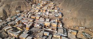 Eine Blechhüttensiedlung, in Chile Campamento genannt, in Antofagasta.