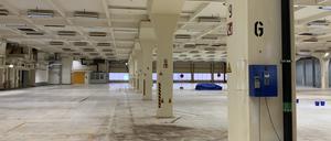 Viel Platz für Geschäftsideen: Nur eine von mehreren großen Hallen, die seit dem Jahr 2019 leer stehen.