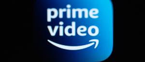 Die Amazon Prime Video-Anwendung ist auf dem Display eines iPhone zu sehen.