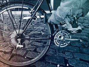 Fahrradschloss wird mit Stichsäge geknackt