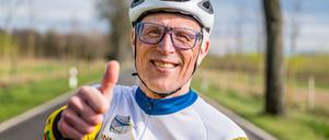 Radrennfahrer Claus-Henning Schulke aus Berlin-Zehlendorf.