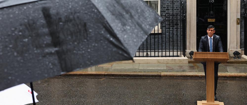 Der britische Premierminister Rishi Sunak