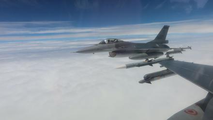 F-16-Kampfflugzeuge im Einsatz der taiwanesischen Luftwaffe (Symbolbild).