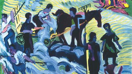 Ernst Ludwig Kirchners „Heuernte“ (114,5 × 144,5 cm) wird bei Grisebach auf 700.000–900.000 Euro geschätzt und am 30. Mai versteigert.