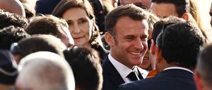 Frankreichs Präsident Emmanuel Macron kommt zu Besuch nach Deutschland.