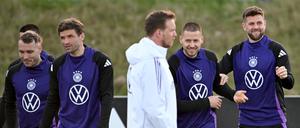 Bundestrainer Julian Nagelsmann will die gute Stimmung der vergangenen Testspiele mitnehmen.