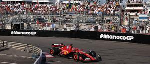Charles Leclerc fuhr am schnellste auf dem Stadtkurs in Monaco.