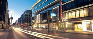 Außenansicht der Galerie Lafayette.