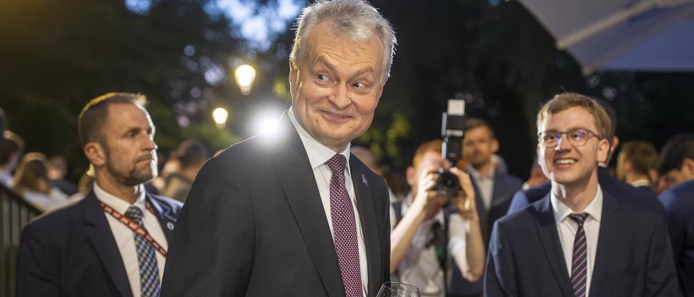 Der litauische Präsidentschaftskandidat Gitanas Nauseda