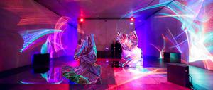 Mit „Fuse“ macht Tatjana Busch das Untergeschoss der Kunsthalle St. Annen zum Lichtraum. 