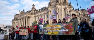 Die Demonstration findet traditionell parallel zur Grünen Woche statt.