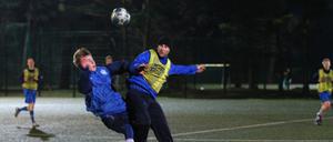 Der TuS Makkabi Berlin nutzt die Julius-Hirsch-Sportanlage an der Harbigstraße in Eichkamp.