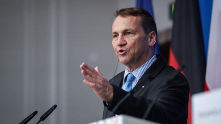 Polens Außenminister Radoslaw Sikorski