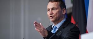 Polens Außenminister Radoslaw Sikorski
