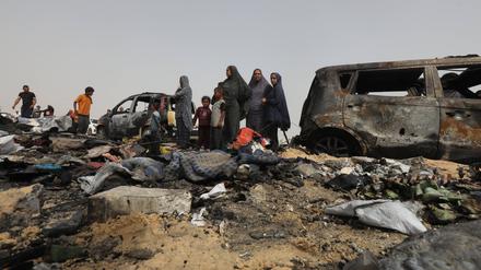 Zerstörung in Rafah.