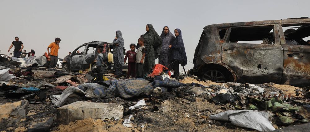 Zerstörung in Rafah.