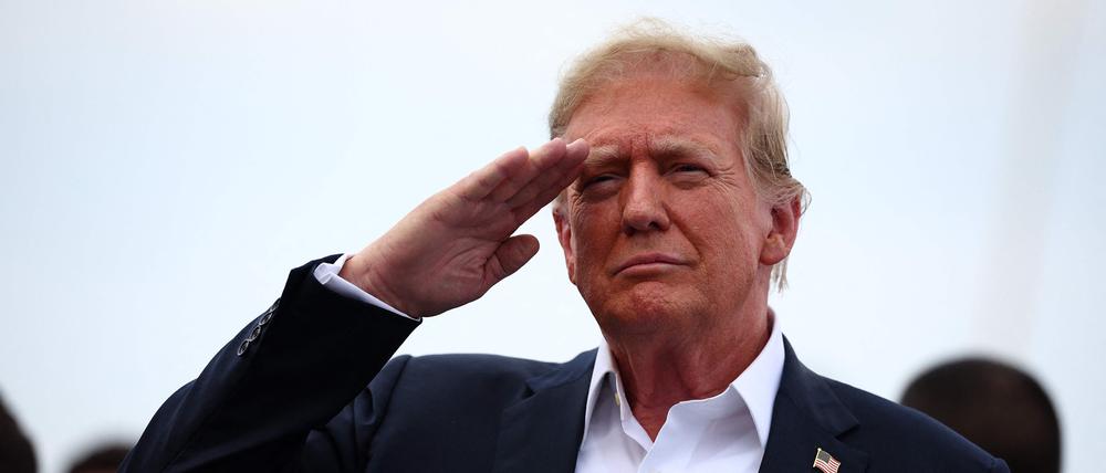 Donald Trump steht aktuell vor Gericht.