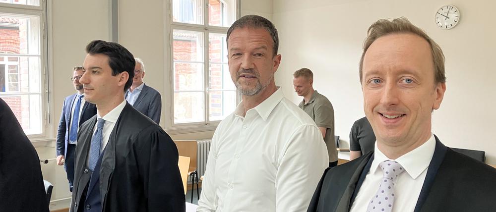 Fredi Bobic (M.) hat noch was auszufechten mit Hertha BSC.