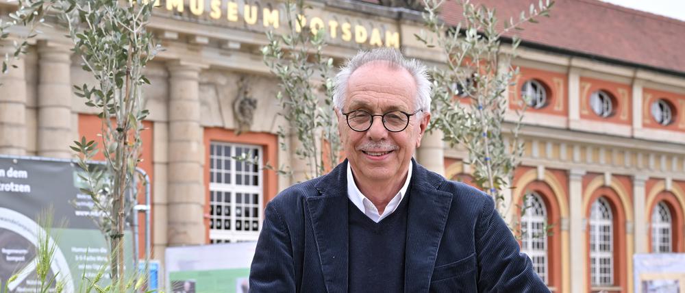Festivaldirektor Dieter Kosslick zum Auftakt von „Green Visions“ am Filmmuseum Potsdam im Mai 2024.