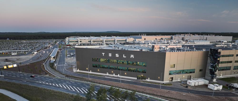 Die Tesla-Fabrik in Grünheide.