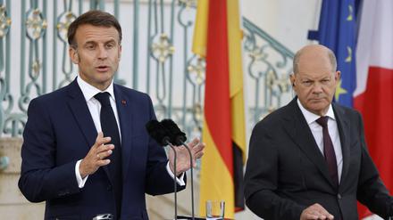 Emmanuel Macron und Olaf Scholz