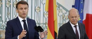 Emmanuel Macron und Olaf Scholz