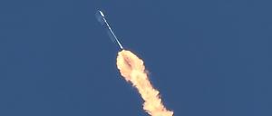 Der Erdbeobachtungssatellit „Earthcare“ startet an Bord einer Falcon-9-Rakete des US-Raumfahrtkonzerns SpaceX.