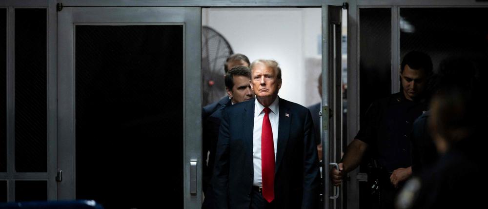 Das Urteil wird bald erwartet: Donald Trump vor dem Gericht in New York.