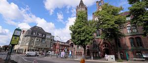 Das alte Babelsberger Rathaus an der Karl-Liebknecht-Straße.