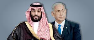 Zwei, die derzeit nicht zusammenkommen: Kronprinz Mohammed bin Salman und Israels Premier Benjamin Netanjahu.