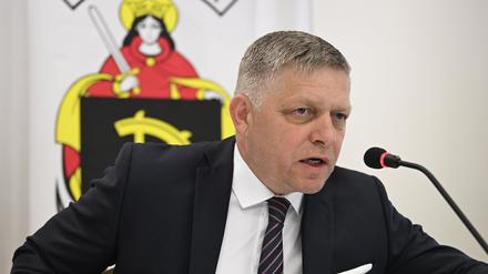 Robert Fico auf einer Archivaufnahme.