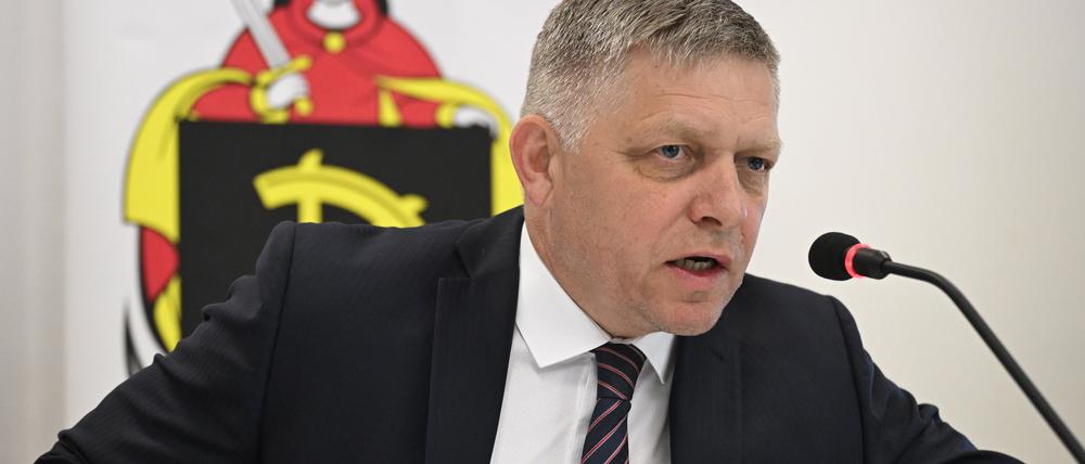 Robert Fico auf einer Archivaufnahme.