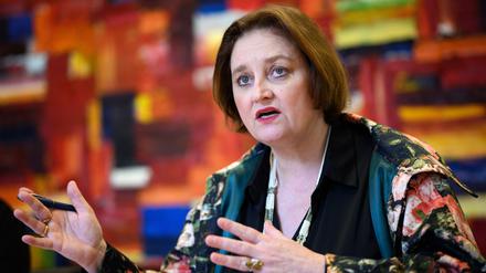 Wissenschaftssenatorin Ina Czyborra erklärt, wie sie den Umgang mit pro-palästinensischen Protesten findet 
