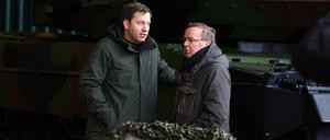 SPD-Chef Lars Klingbeil und Bundesverteidigungsminister Boris Pistorius