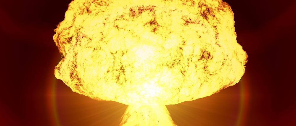 Explosion einer Atombombe (Archivbild).
