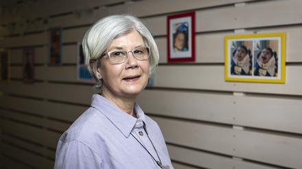 Pia Heinreich, Leiterin des Kinderhospizes „Berliner Herz“ in Friedrichshain, für „Im Gespräch“.