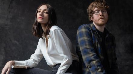 Das Liverpooler Indie-Rock-Duo King Hannah: Hannah Merrick (Gesang, Gitarre) und Craig Whittle (Gitarre)