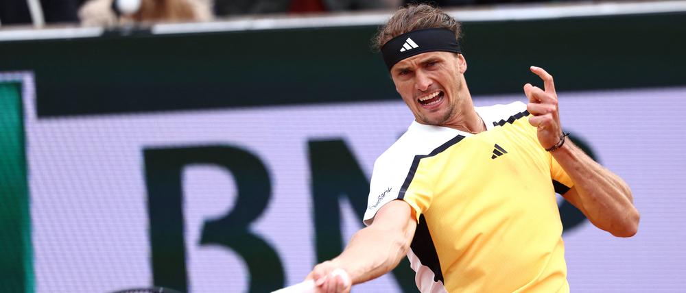 Alexander Zverev präsentiert sich bislang sehr konzentriert.