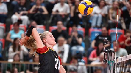 Camilla Weitzel bei der Nations League.